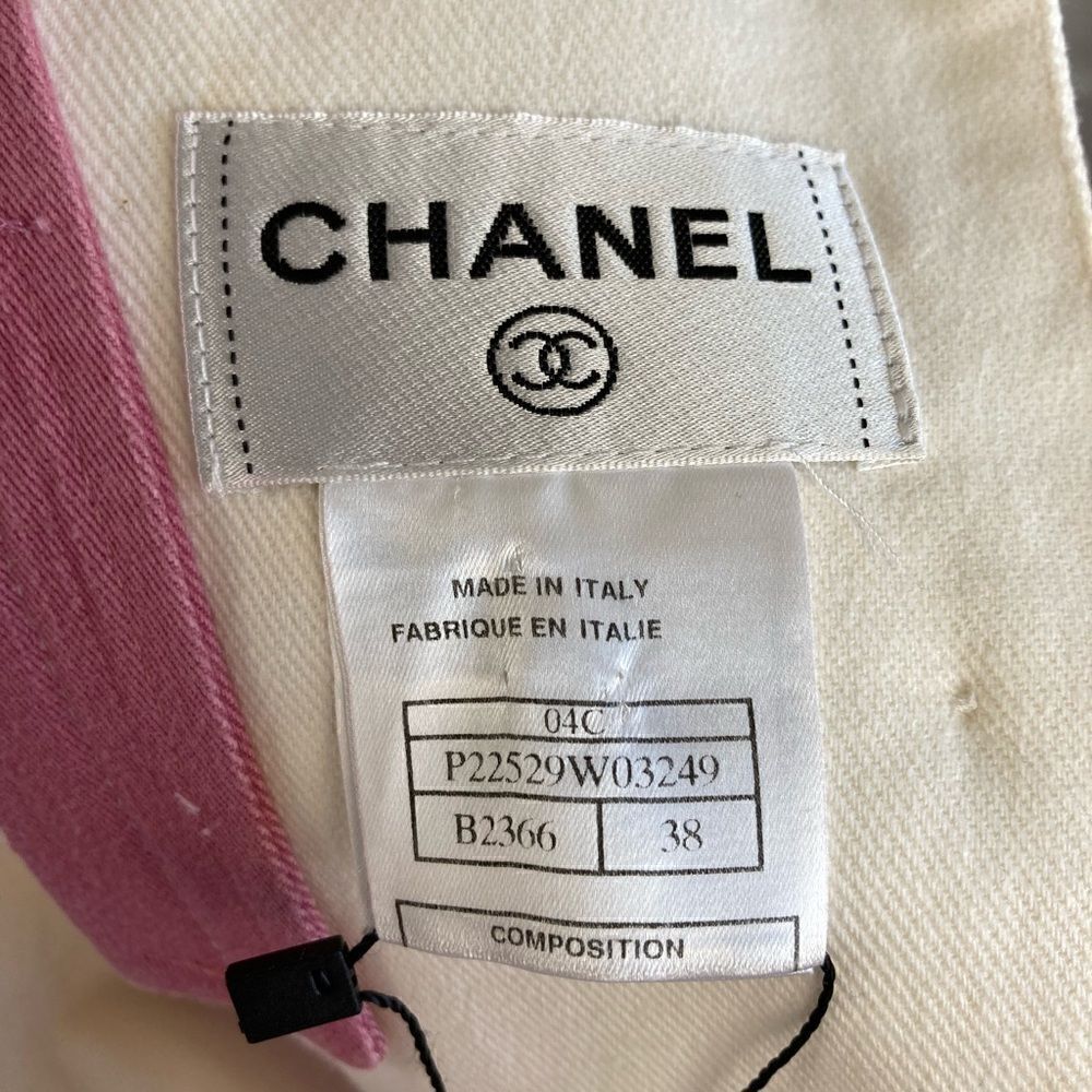 Vintage Chanel Pink & White Top - Picture 7 of 8